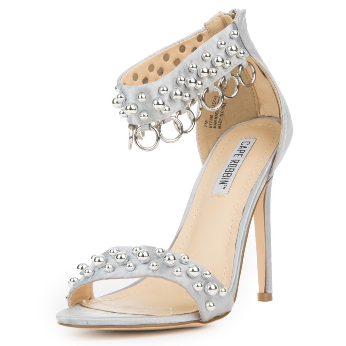 Cape Robbin Suzzy-43 High Heel Gray