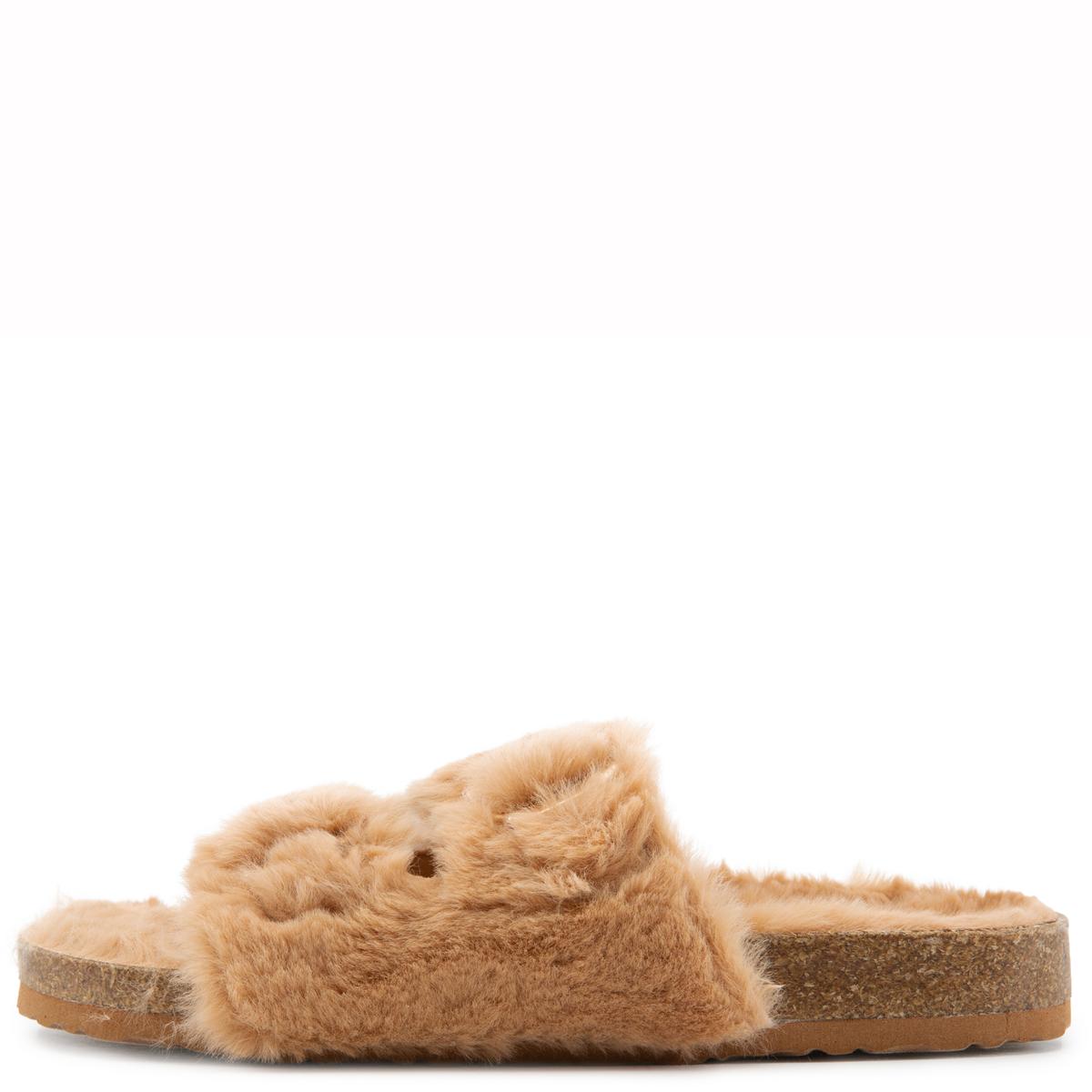 Defeat-63 Double Band Fur Slides