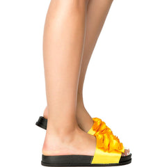 Moira-36 Flat Sandal Yellow