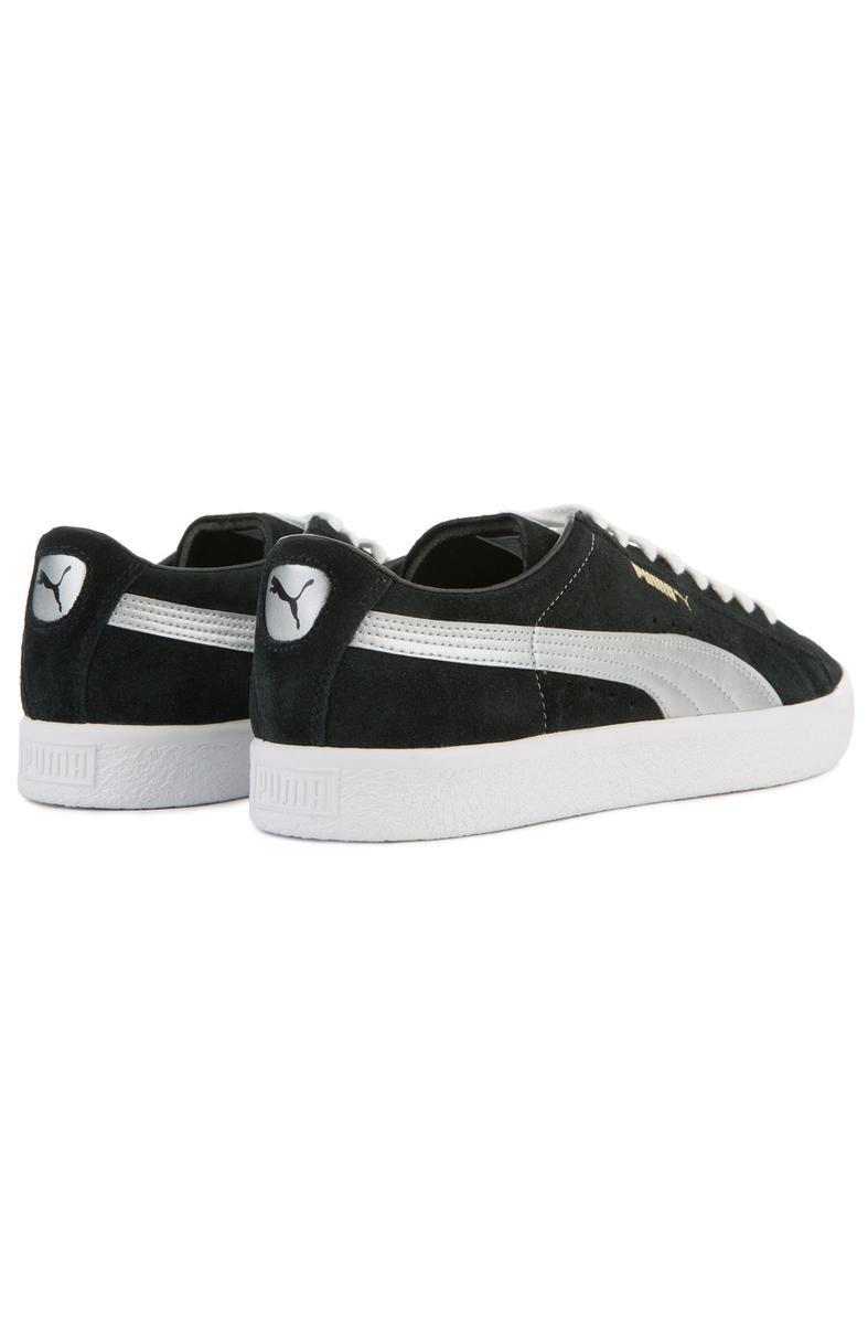 The Suede 90681S in Puma Black and Silver