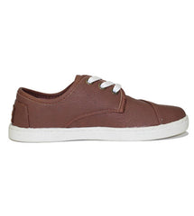 Toms for Kids: Paseo Brown Synthetic Leather