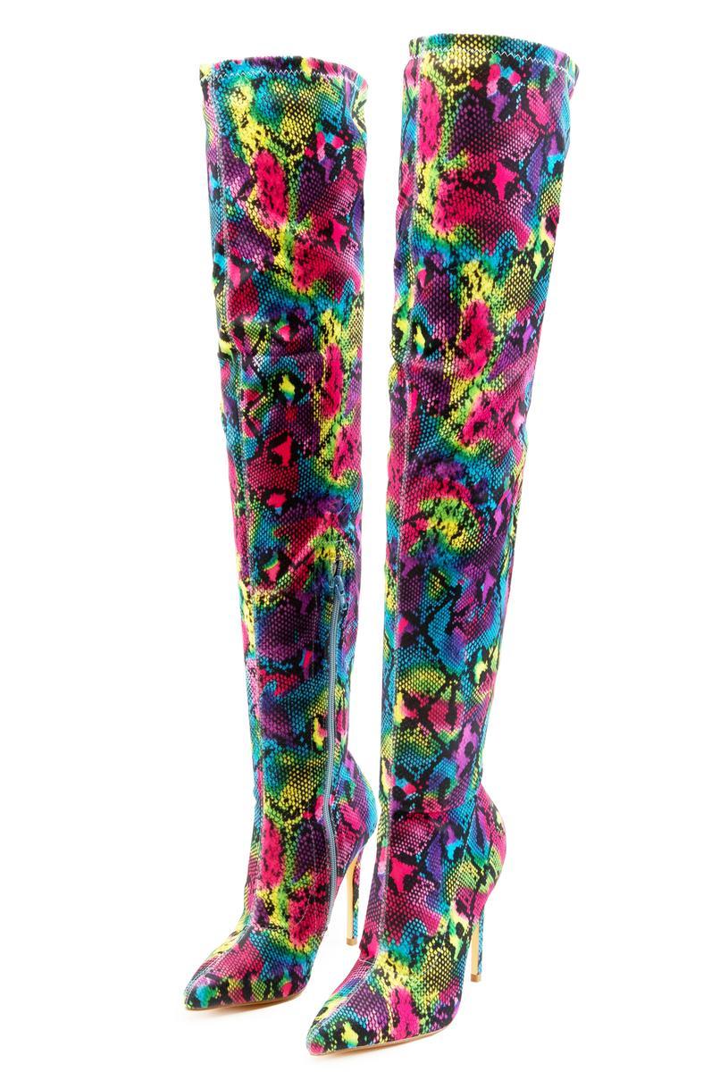 Gisele-7B Thigh High Heel Boot