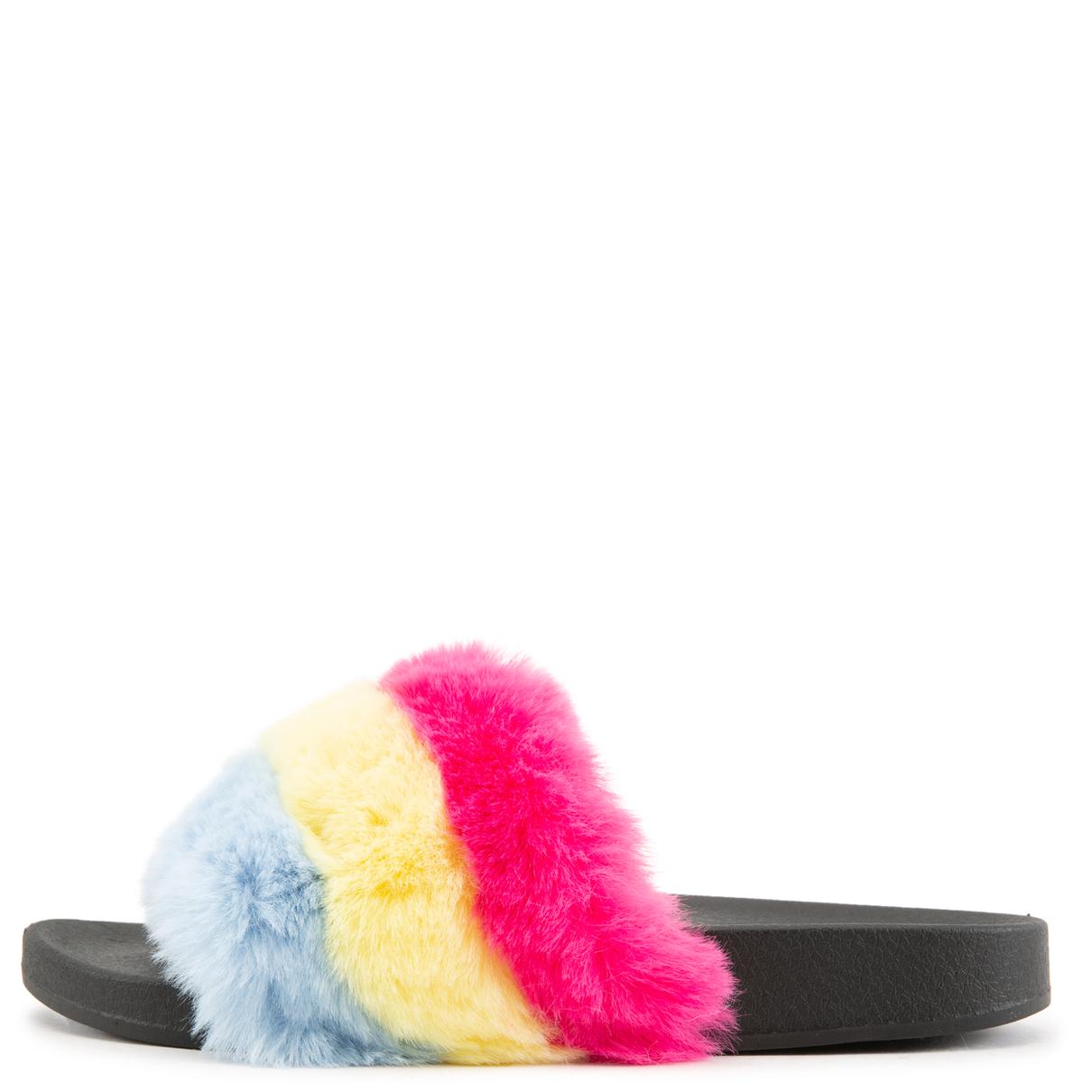 Yale Fur Sandals
