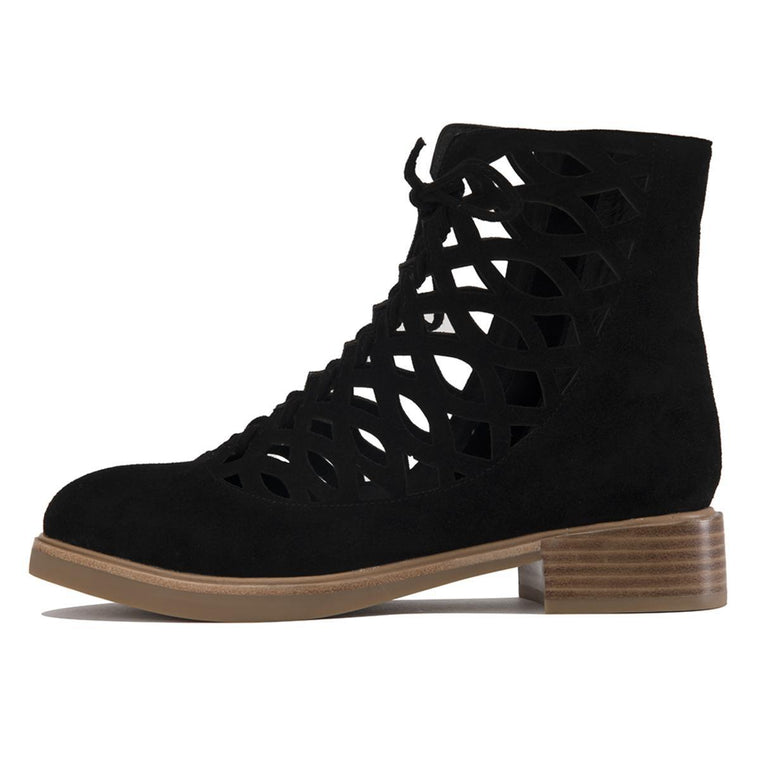 Adderly Cut-Out Lace Up Boots
