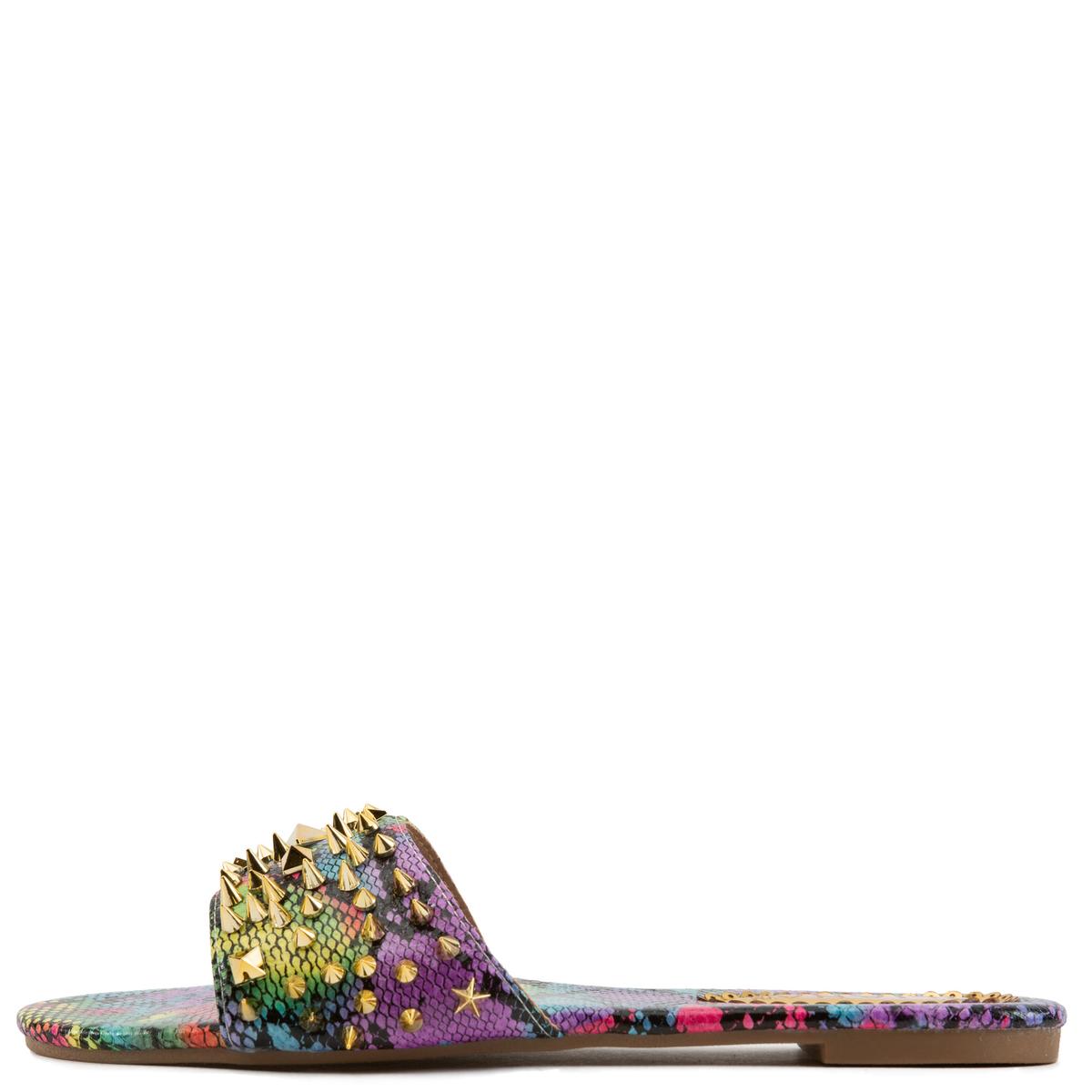 Carnival-12 Flat Studded Sandals