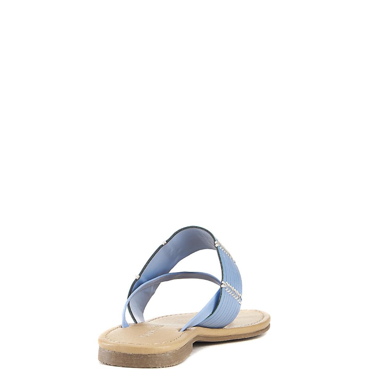Rattan-S Thong Sandal Blue