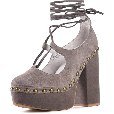 Jeffrey Campbell Bettina Taupe Heels TAUPE SUEDE