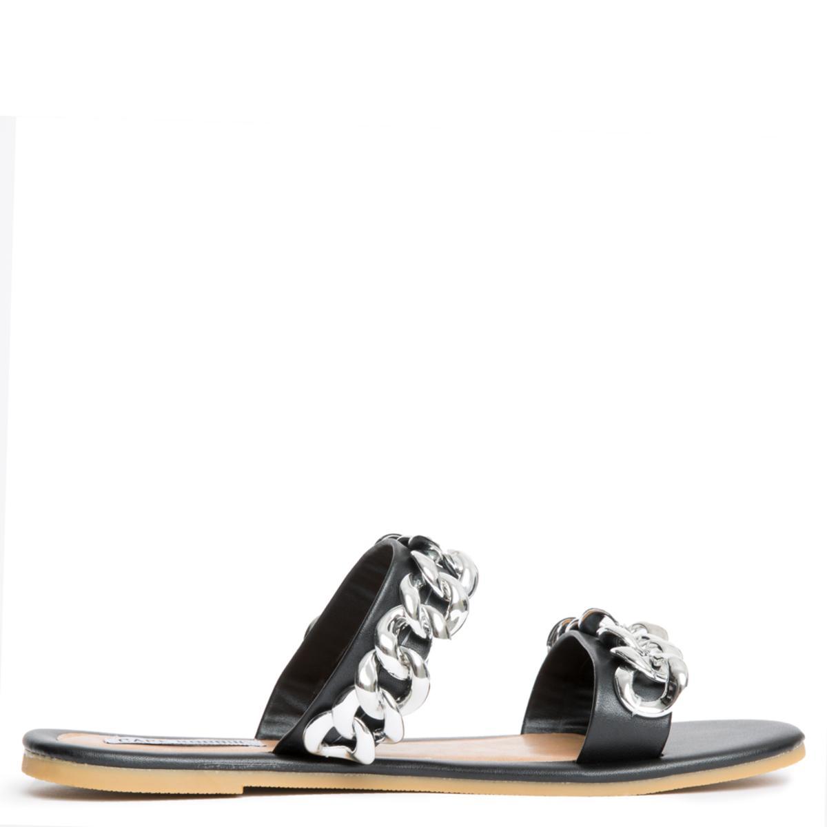 Cape Robbin Leela-8 Black Sandals BLACK