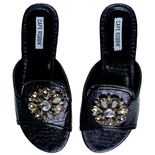 Cape Robbin Leela-10 Black Sandal BLACK