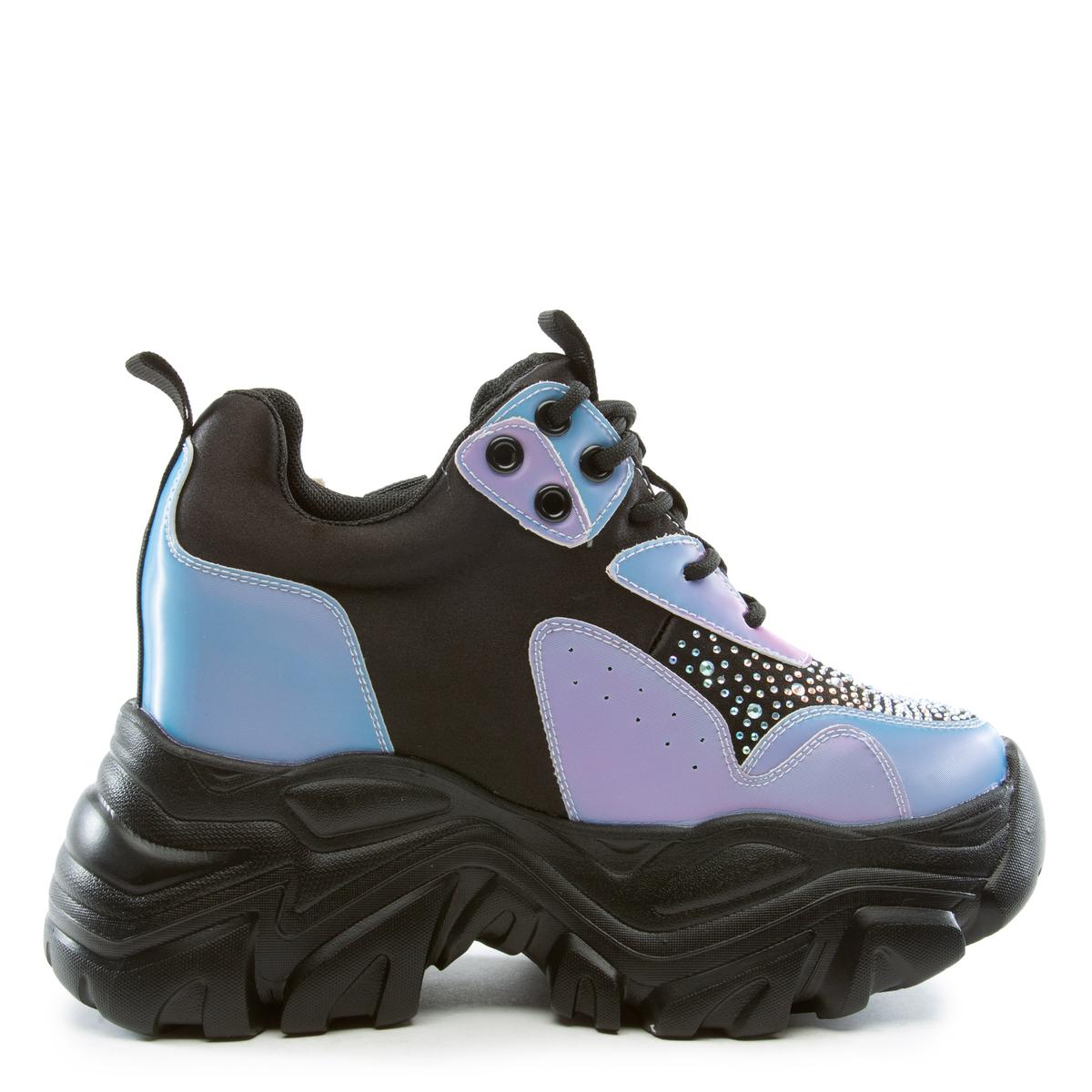 Watermelon-02 Rhinestone Platform Sneakers