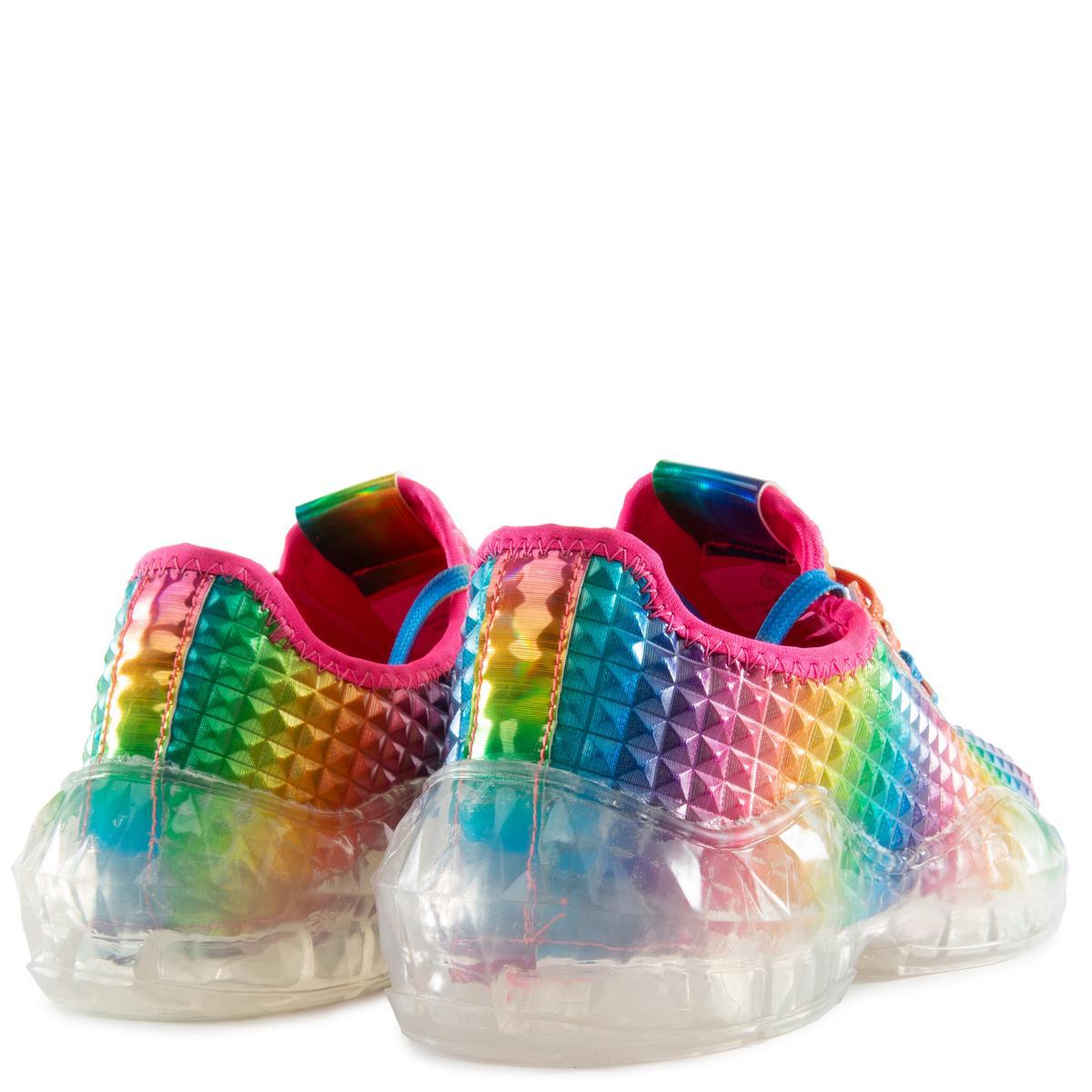 Cinna-1 Neon Patent Sneakers