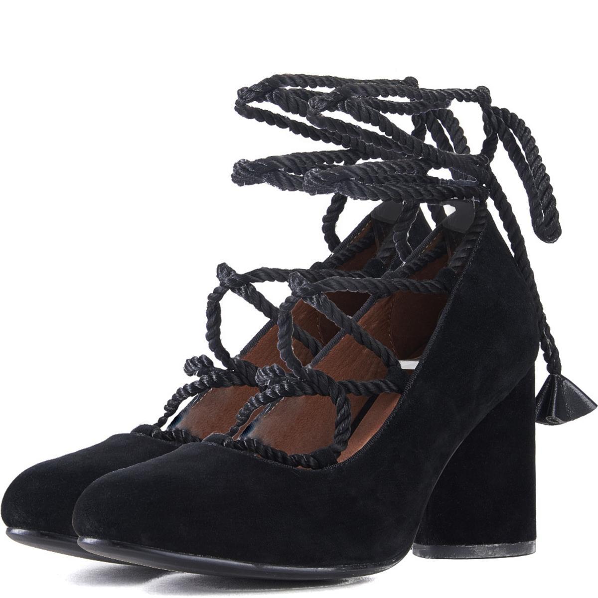 Jeffrey Campbell Zaun Black Heels BLACK