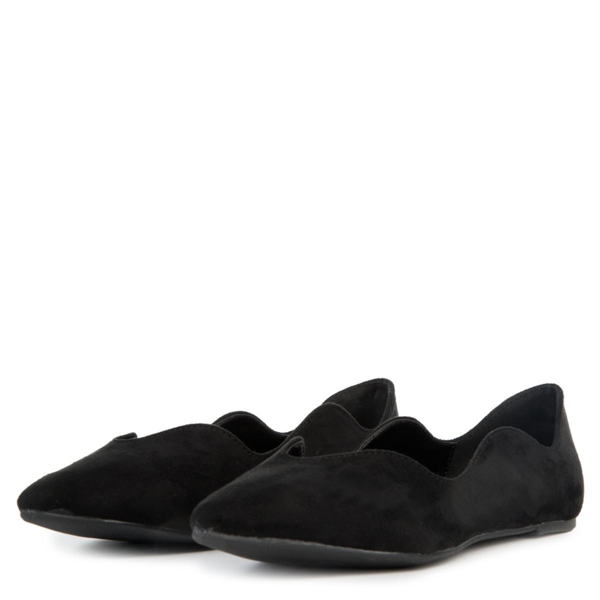 Alda-5 Flat BLACK SUEDE
