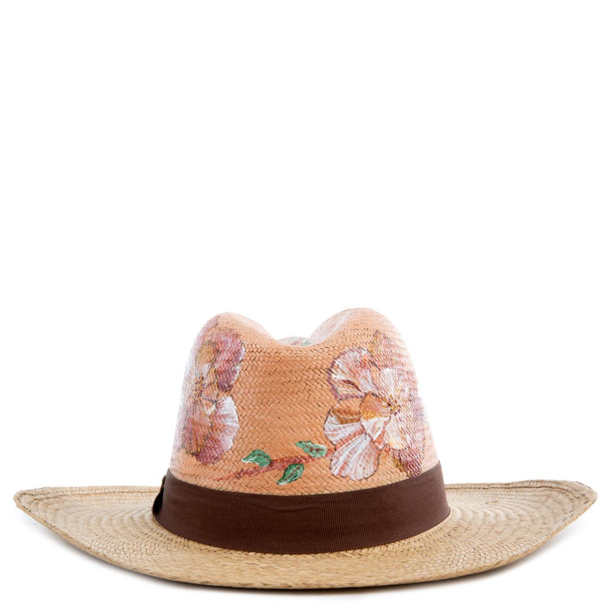 Primavera Rosa Panama Hat Size M
