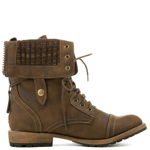 Star-8 Lace-Up Boot Brown
