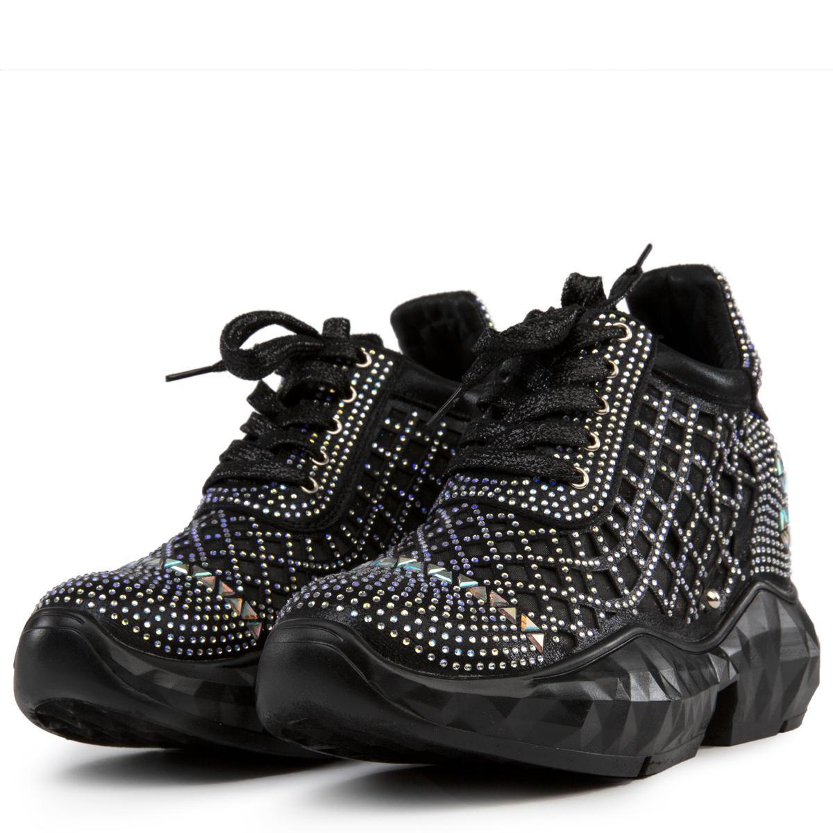 Shimmer-01 Rhinestone Sneakers