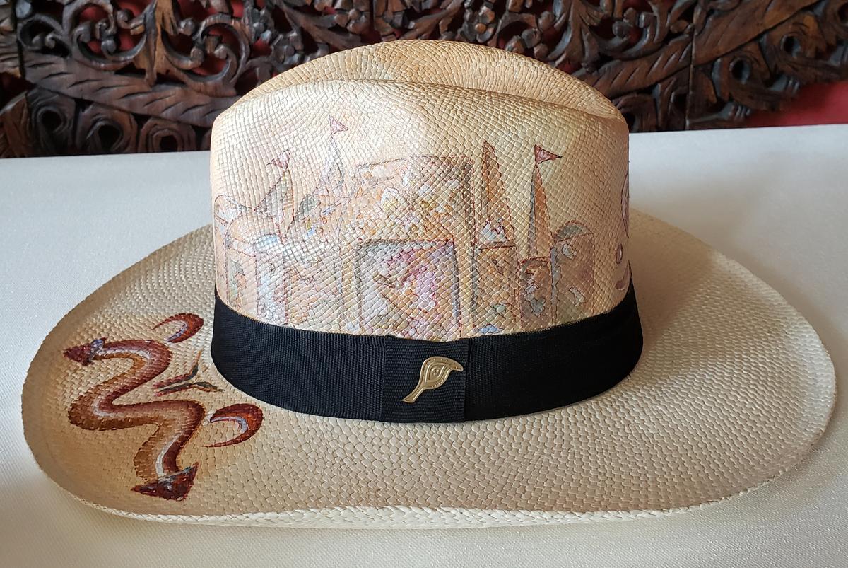 Desert Brown Panama Hat Size S