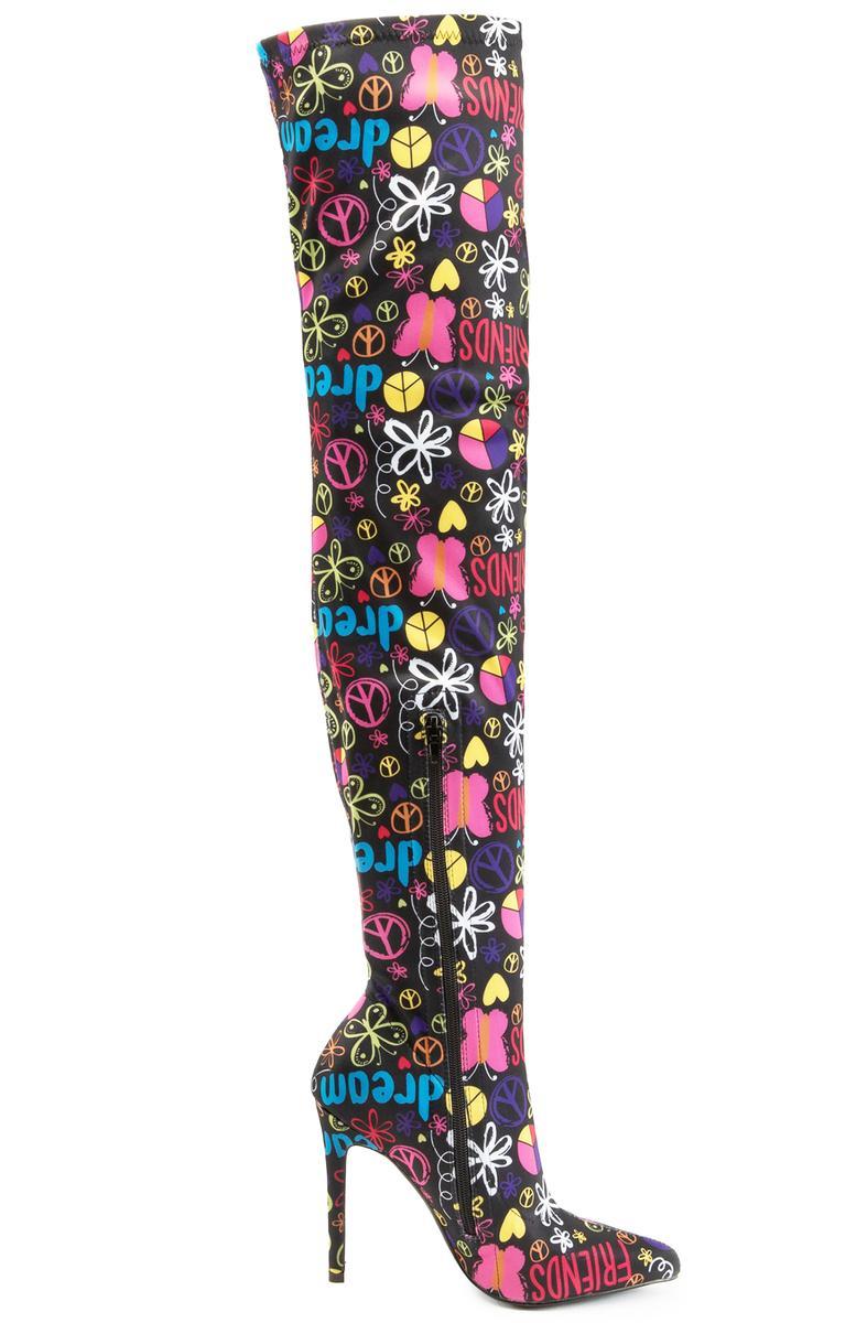 Gisele-7B Thigh High Heel Boot