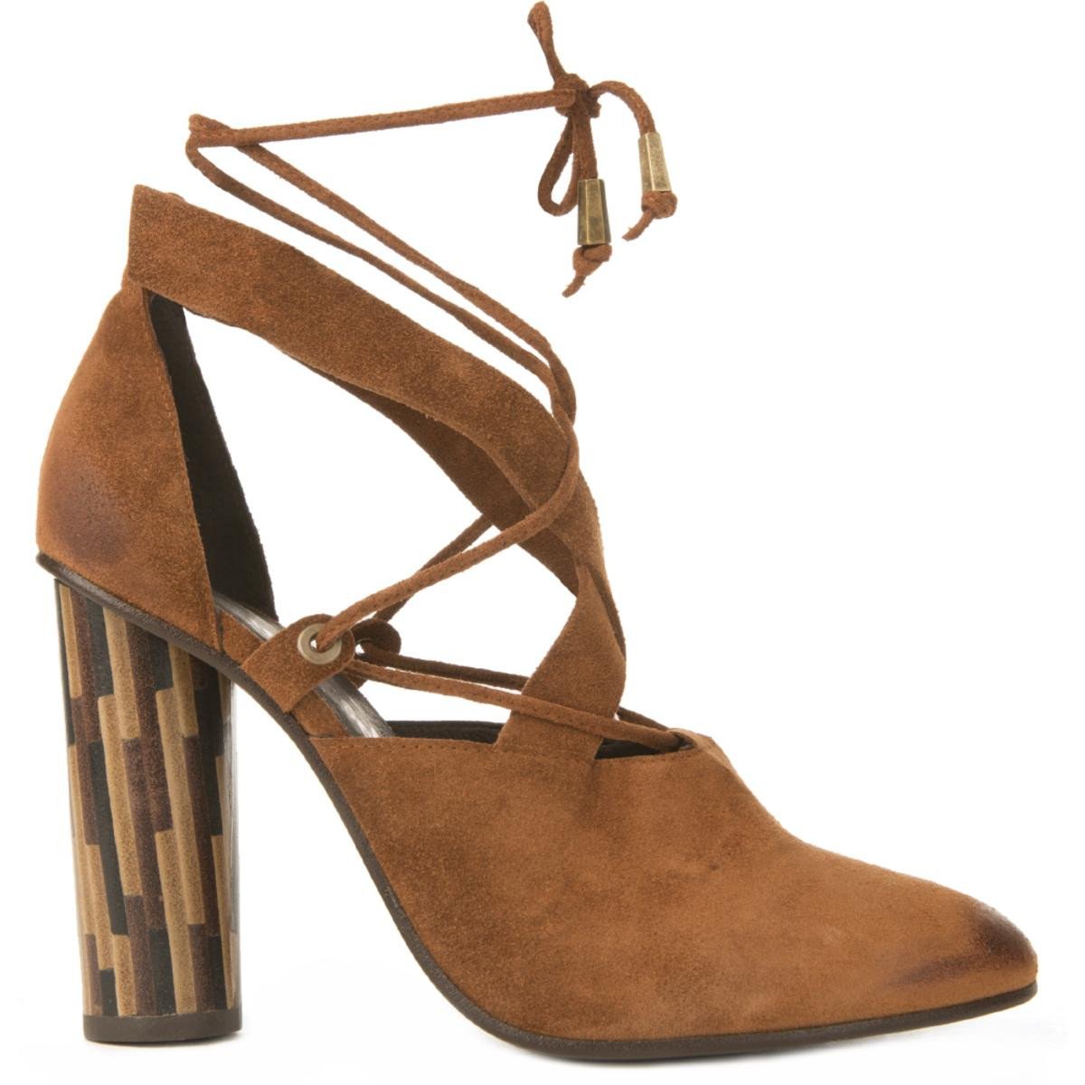Free People Nouvella Wrap Brown Heels Brown