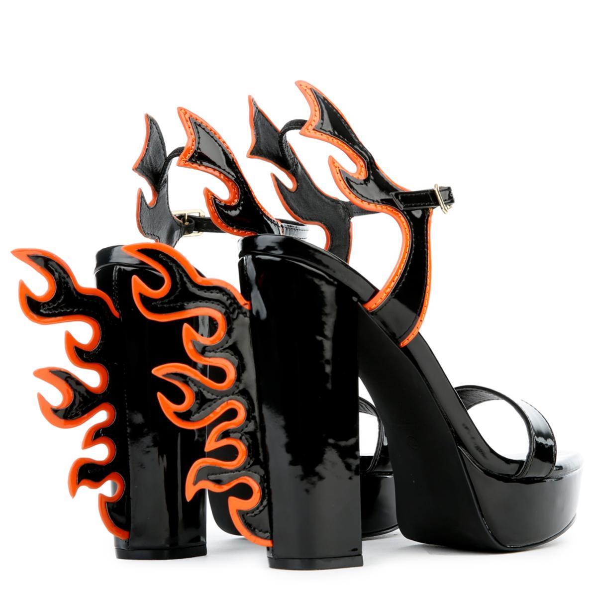 Yuko-38 High Heel BLACK