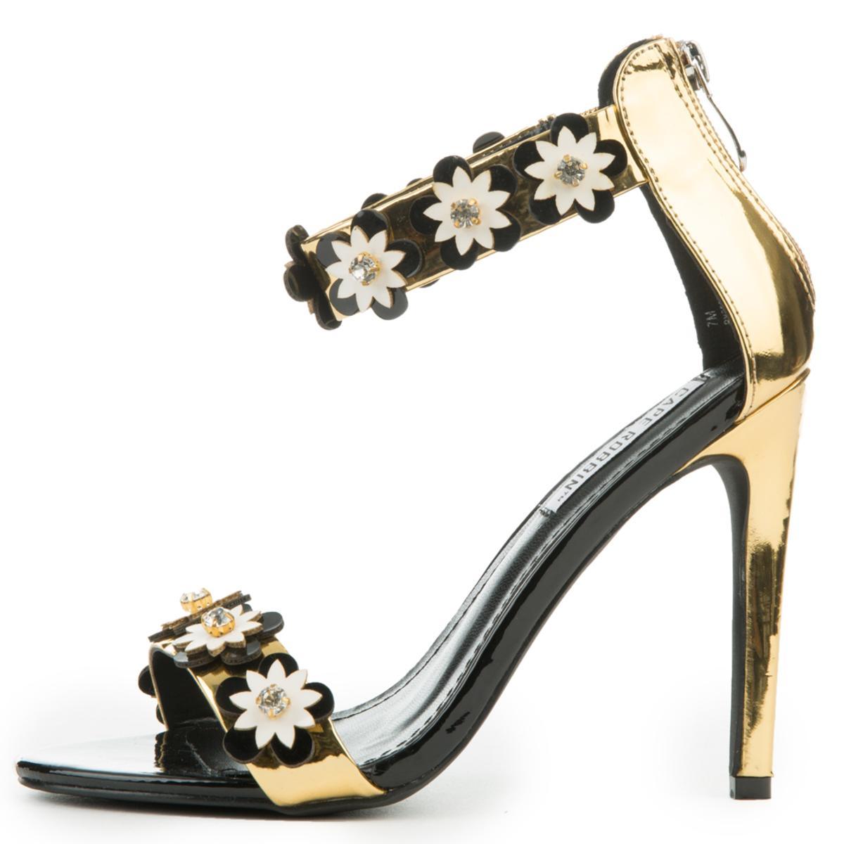 Cape Robbin Suzzy-64 High Heel Gold