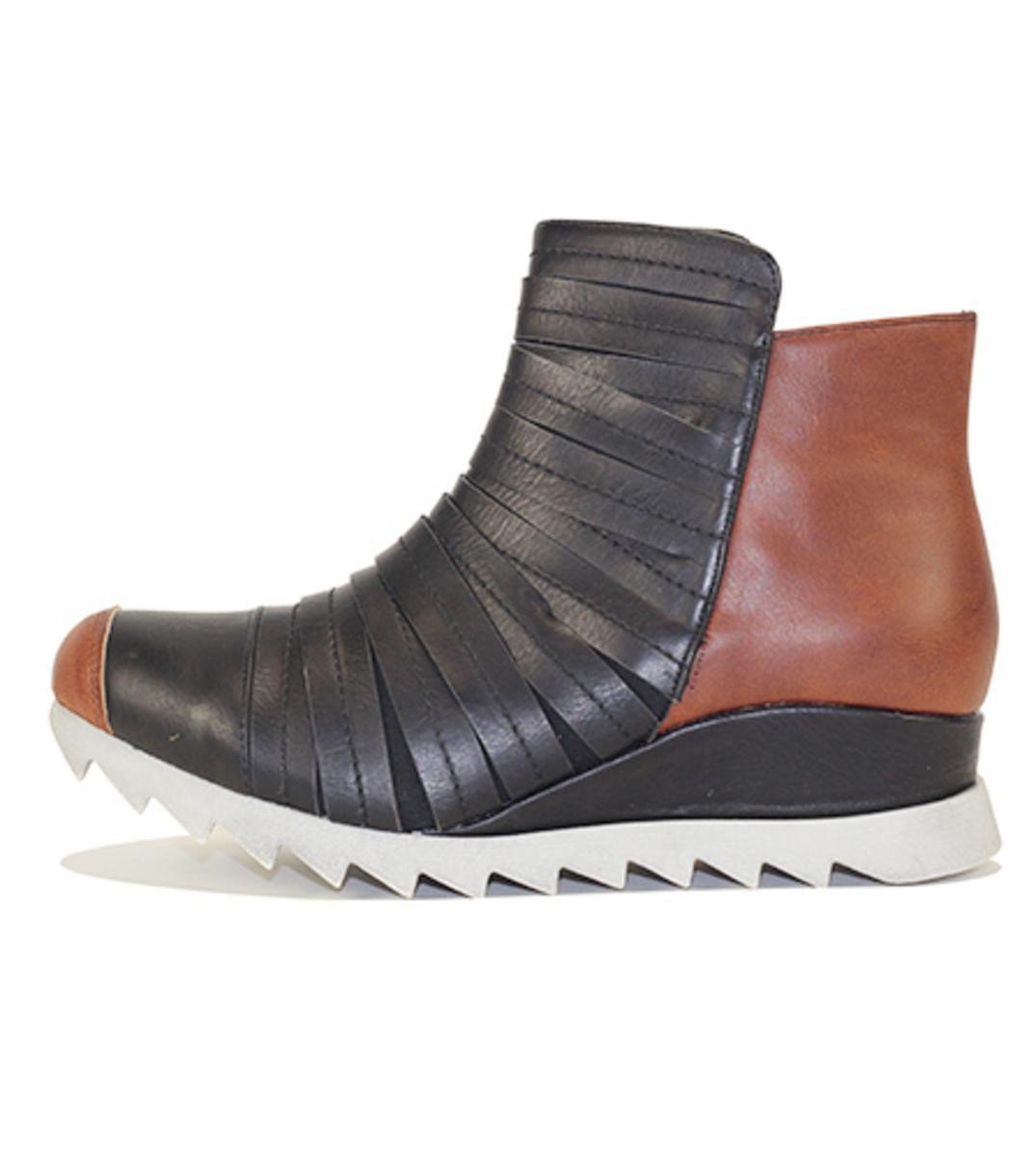 Ankle Boot Stark-3 Black/Brown